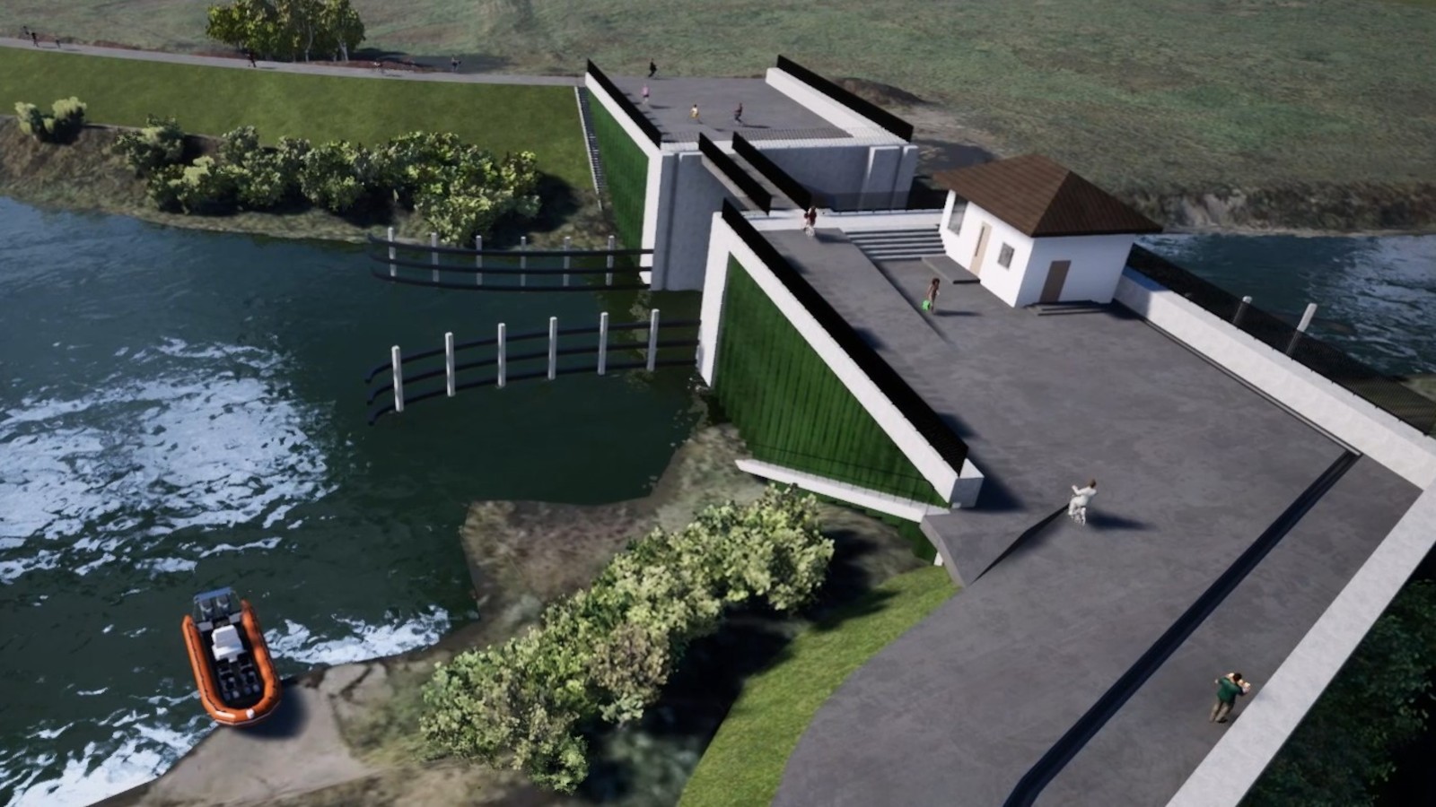 Rozbudowa wału opaskowego zabezpieczającego przed wodami powodziowymi